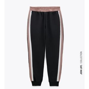Zara side stripe pants (NWT)
